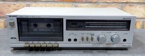 Sharp 100e stereo cassette - sharp,