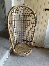 Shabby Chic Boho Hanging Wicker Chair