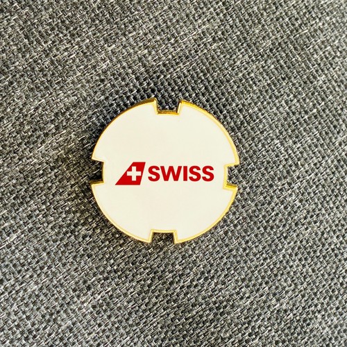 Swiss air wheel type badge - swiss,