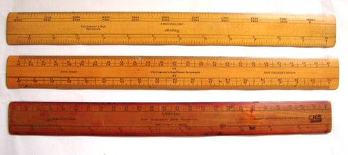 Vintage wooden ruler - vintage,