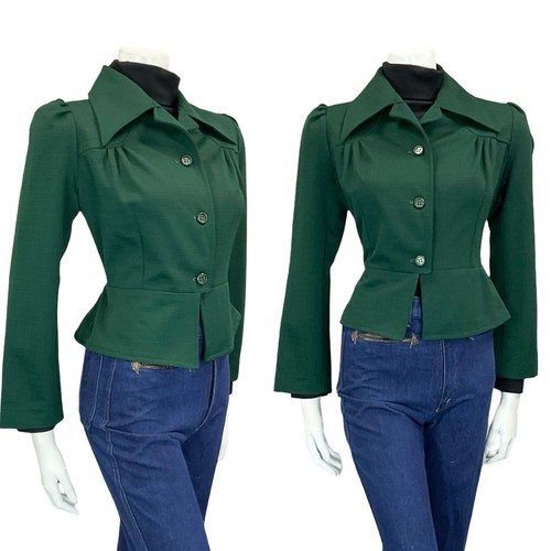 Vtg 60s 70s - forest, green
