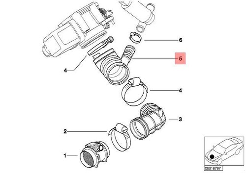 Genuine tube elbow bmw - tube,