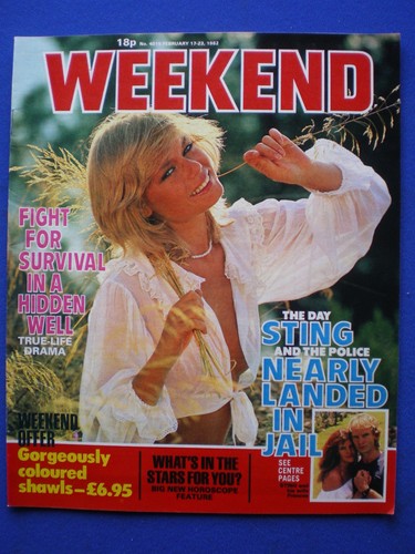 Weekend magazine sting - magazine,