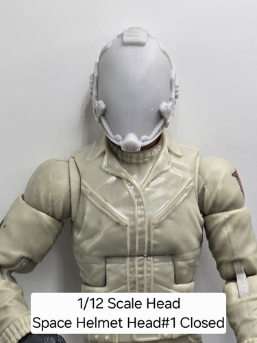 Printed space helmet head 1 - 3d,