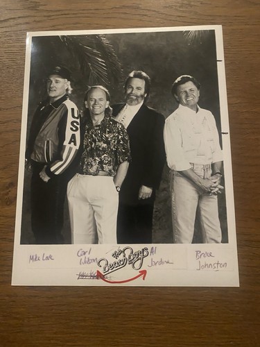 Beach boys signed 1985 - signed,