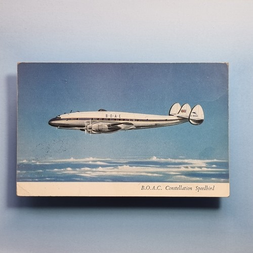 Commercial aircraft postcard - commercial,