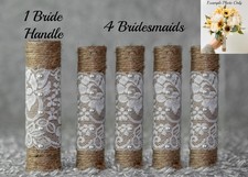 5pc Twine Burlap Lace Wedding