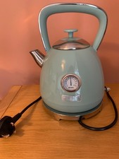 Haden Bristol 1.7L 360° Cordless Retro Kettle, 3KW Rapid Boil, Temperature Gauge