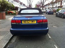 Saab 9-3 900 Convertible 55k Low Mileage L Trim Panel Below Rear Light blue 264