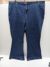 New Look Curves Womens size 32 Brooke Flared Jeans  with Stretch Inside Leg 29".