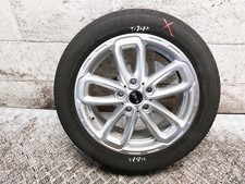 MINI COUNTRYMAN R60 17" INCH ALLOY WHEEL WITH DAMAGED TYRE 9811730 7J ET50 2014