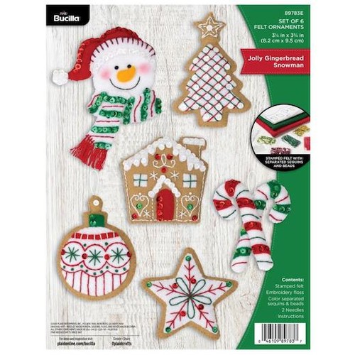 Bucilla felt ornaments - felt,
