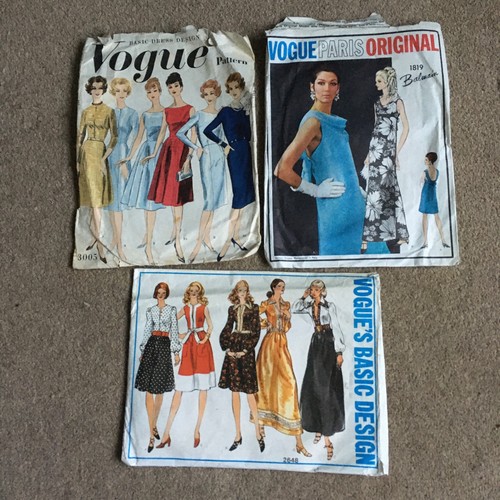 Vintage vogue sewing - x,