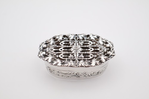Lovely antique solid - solid, silver