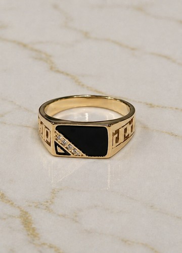 Gold and black - and, men’s