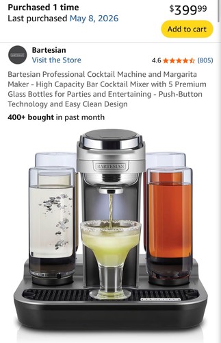Bartesian cocktail machine - bartesian,