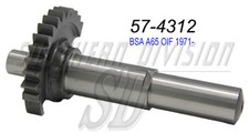 57-4312 Kickstarter Shaft & Quadrant BSA A65 Lightning Thunderbolt OIF 1971-72