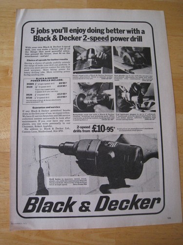 Black decker speed power - &,