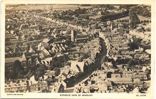 Newbury birdseye view 11079 - view,