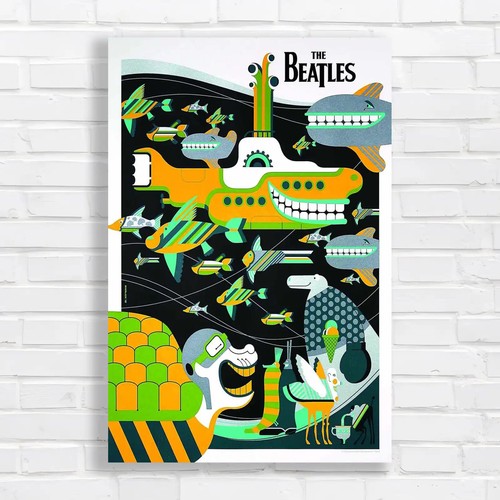 Vibrant retro rock inspired - retro,