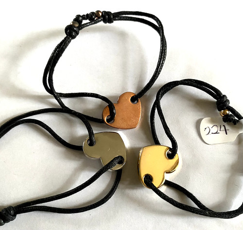 Rhona sutton black cord - cord, heart
