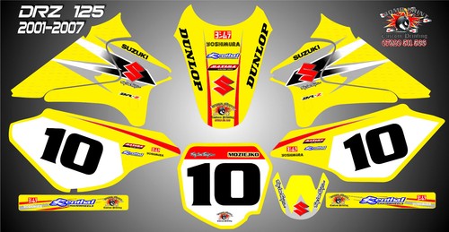 Suzuki drz125 decals graphics - suzuki,