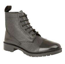 Grafters Mens Black Leather
