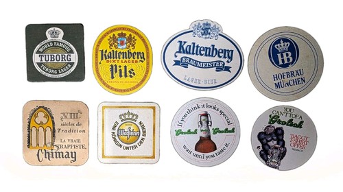 Vintage lager beer - vintage, mats