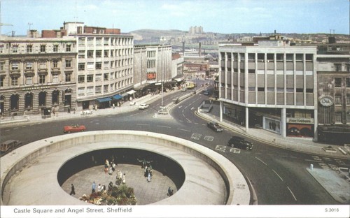 Sheffield castle square angel - sheffield,