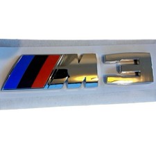 Chrome M3 Style Badge For BMW