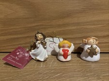 Trio Of Angels Christmas Tree Hanging Decorations 2 New With Tags
