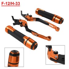 Orange Brake Clutch Levers