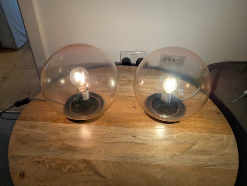 Ikea fado round glass - x,