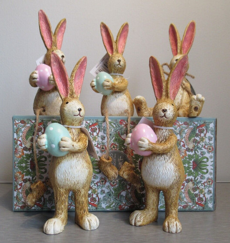 Easter egg rabbit ornaments - easter,