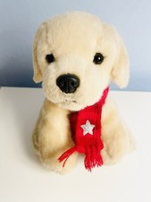 Keel toys - Simply Soft Labrador With Winter Scarf - Christmas Gift