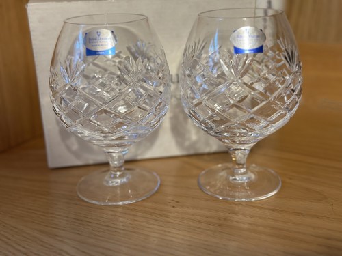 Royal doulton crystal pair - doulton,