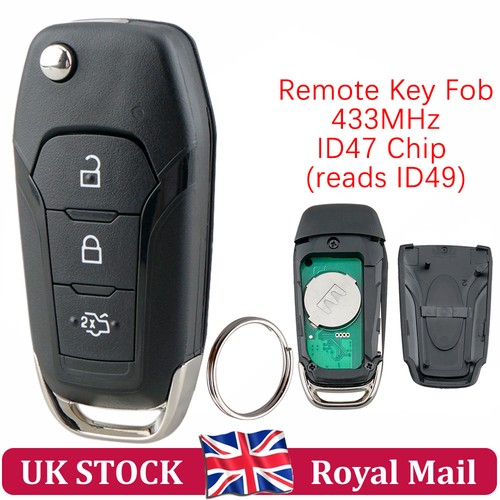 Button 433mhz remote key fob - remote,