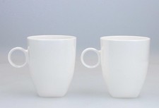 Maxwell & Williams White Cashmere Mugs x 2 Fine Bone China