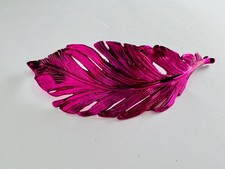 Ralph & Russo Designer Clutch Bag FeatherHandle Replacement Alina Magenta Pink