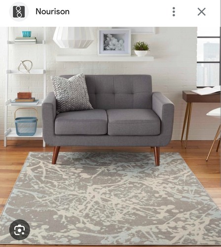 Grey nourison jubilant rug - jubilant,