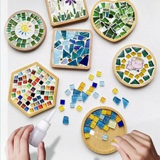 Diy mosaic coaster tray - coaster, kit