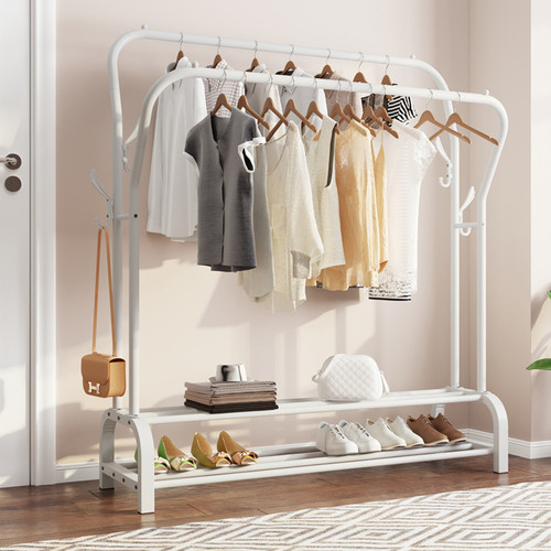 New dual garment clothes - clothes, rail