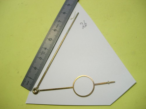 Antique clock hands - clock, hands,