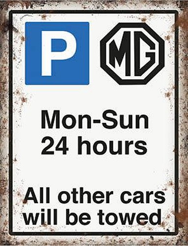 Parking mon sun hours - mg, mon-sun