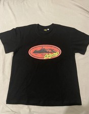 Corteiz “Aufentic” Men's T-Shirt, Black Size M