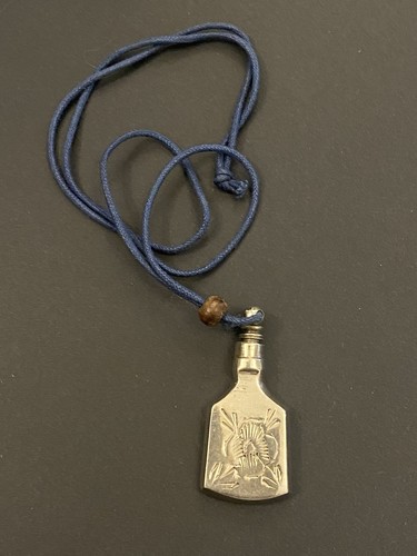 Vintage etched perfume bottle - vintage,