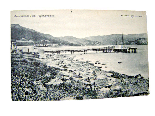 Postcard auchenlochan pier - auchenlochan,