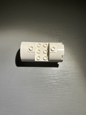 LEGO 30360 Cylinder Set 3x6x2 2/3 Horizontal Hollow Center Studs White