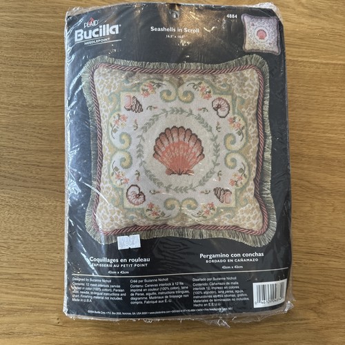 Bucilla seashells scroll - in,
