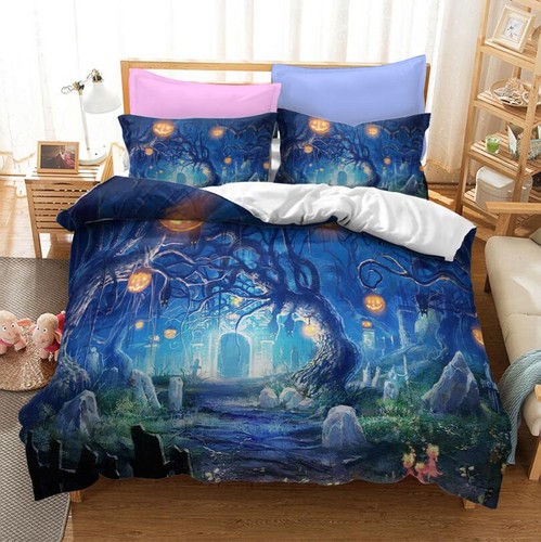 Happy halloween bedding set - halloween,